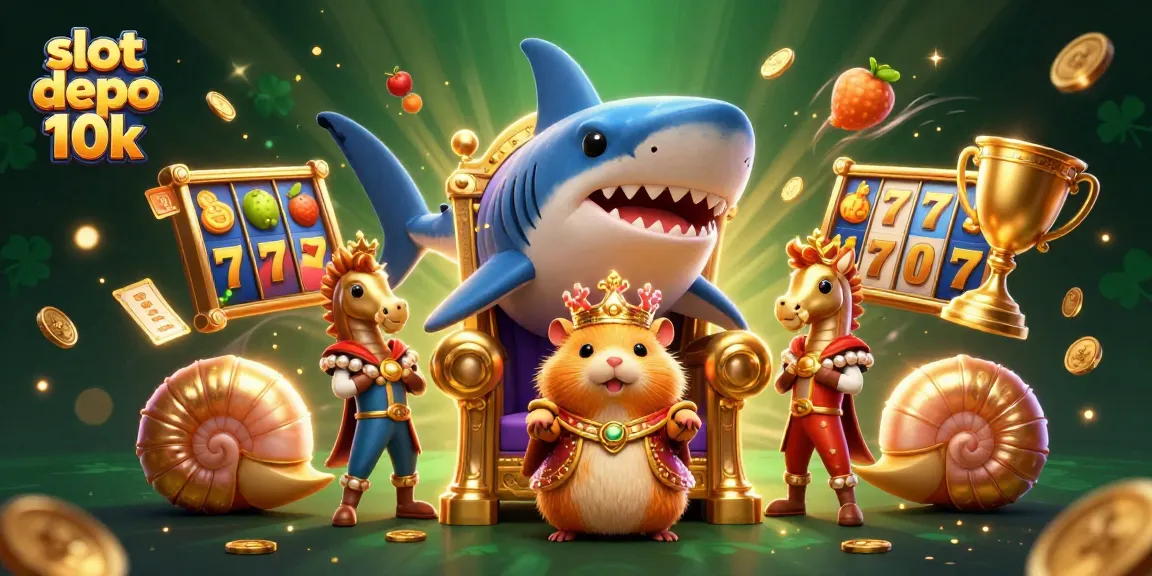 Rasakan keseruan slot depo 10k dengan jackpot melimpah di ilustrasi menarik ini.