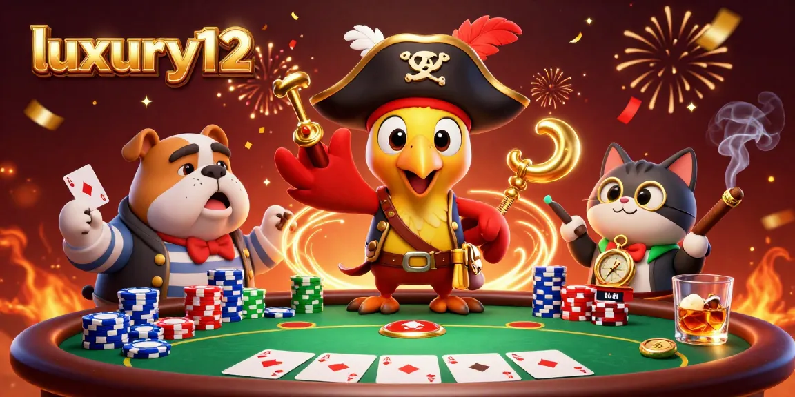 Mengidel poker chips berwarna-warni dan kartu empat as pada game luxury12 yang meriah dari kasino.