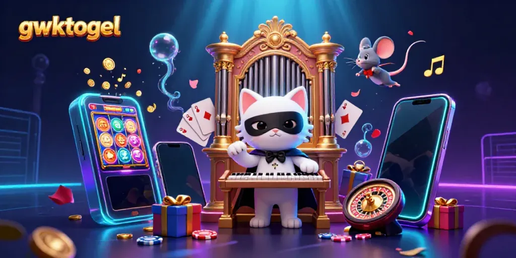 Gwktogel menawarkan permainan slot menggiurkan dengan suasana kasino yang penuh warna dan energi.