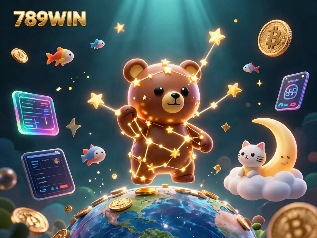 Engage with 789WIN while discovering enchanting casino adventures through a stellar 3D illustration.