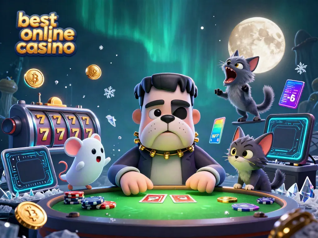 Experience the thrill of the best online casino with a vibrant 3D gaming scene featuring iconic characters and exciting game elements.