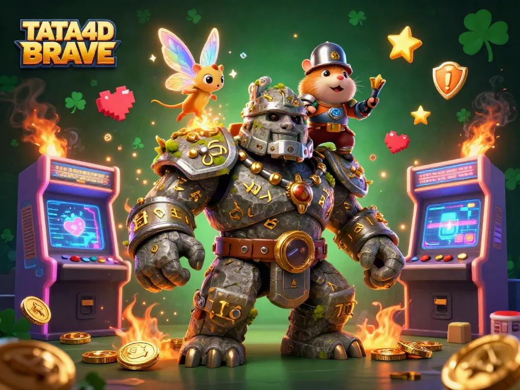 TATA4D BRAVE invites players to spin and win with thrilling casino gaming excitement under vibrant visuals.