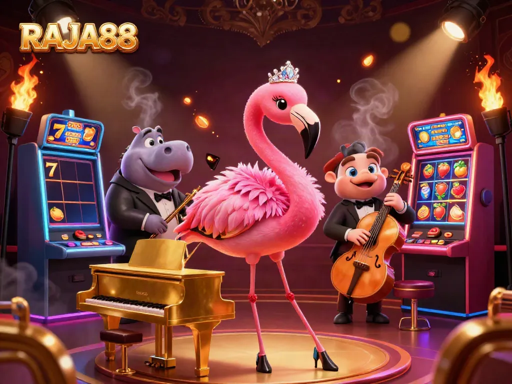 Gali kemenangan dalam permainan slot dengan RAJA88 yang penuh warna dan energi.