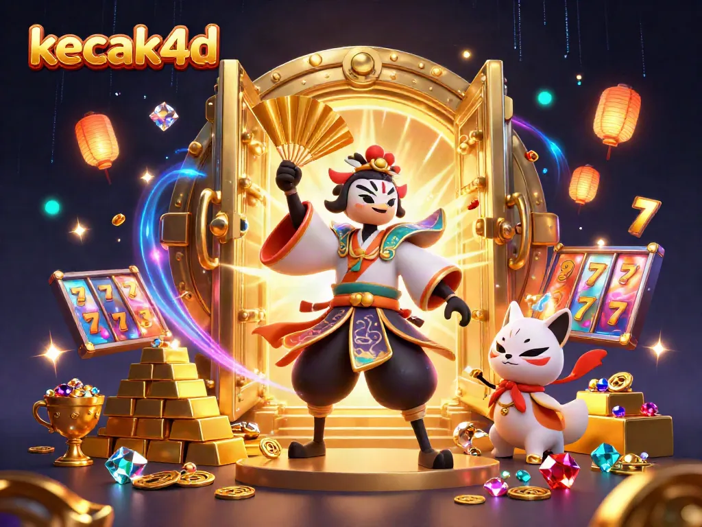 Engage with kecak4d's thrilling casino world featuring vibrant characters and dynamic gambling elements.