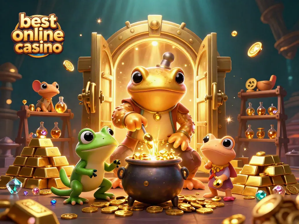 Experience the thrill at the best online casino with golden treasures and enchanting characters.