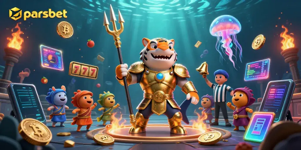 Parsbet'te kazanç sağlayan slot oyunları ve heyecan verici detaylar ile dolu dinamik bir sahne.