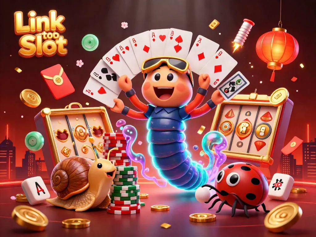 Menangkan permainan dengan Link Toto Slot sambil menikmati dealer kartun dan suasana kasino yang ceria.