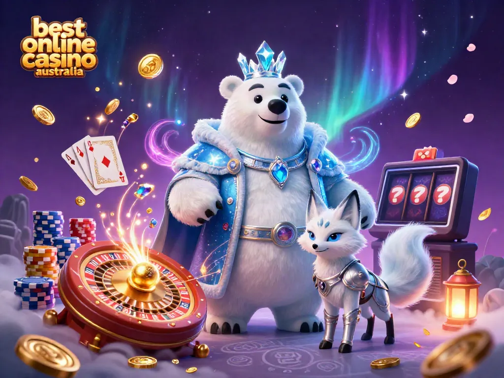 Experience the magic of the best online casino australia with a vibrant 3D scene full of excitement and winnings.