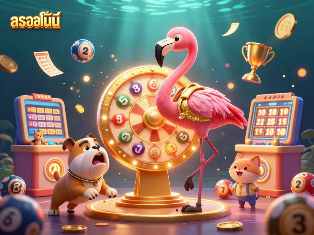 การตรวจหวยออนไลน์และเล่นหวยออนไลน์แบบสนุกสนานในภาพ 3D