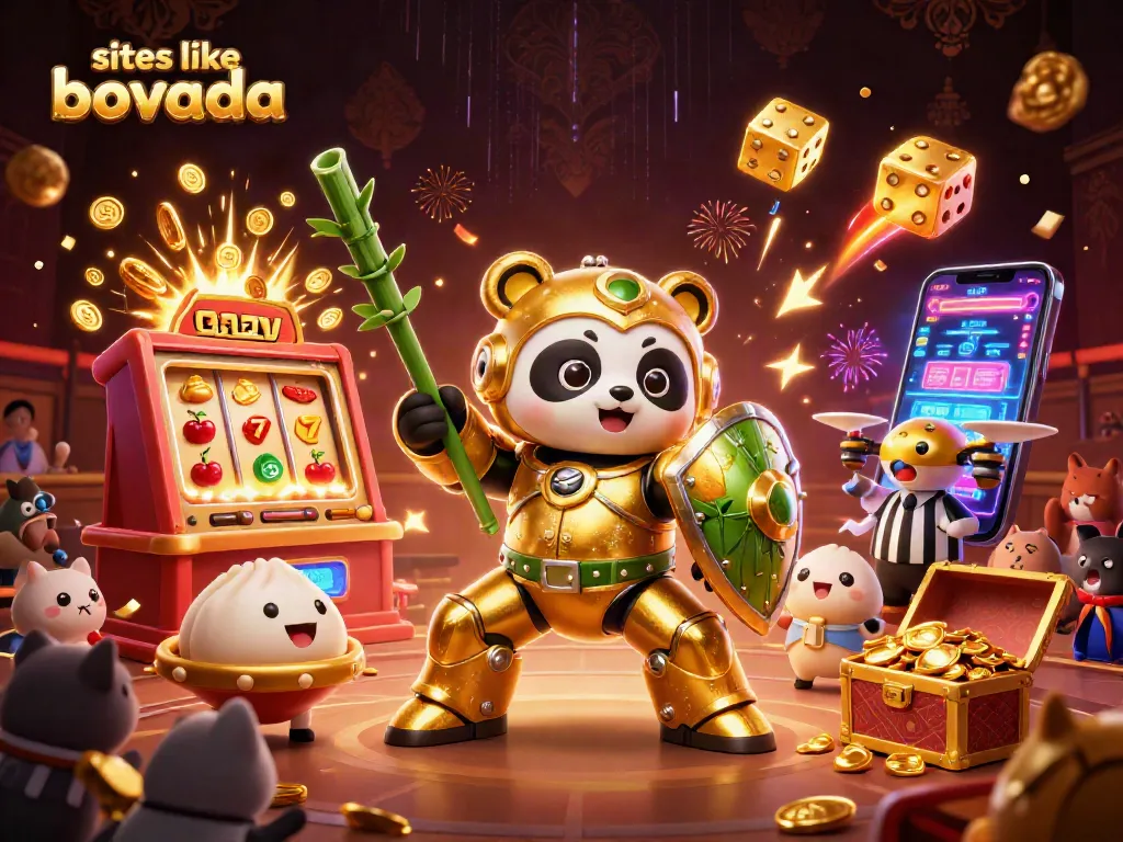 Experience exciting gameplay at sites like Bovada with vibrant casino elements and energetic characters.