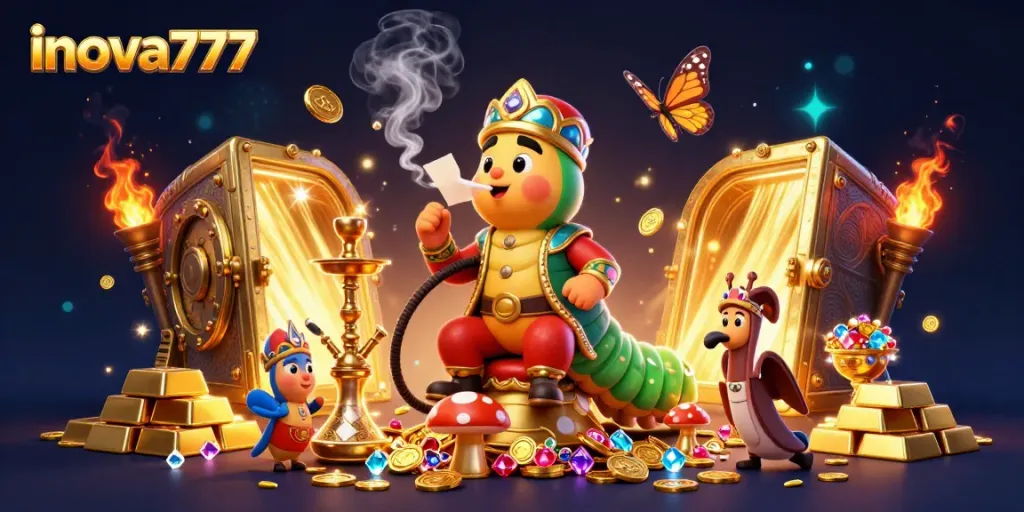 Play and win with inova777's vibrant gaming experience filled with treasures and captivating characters.