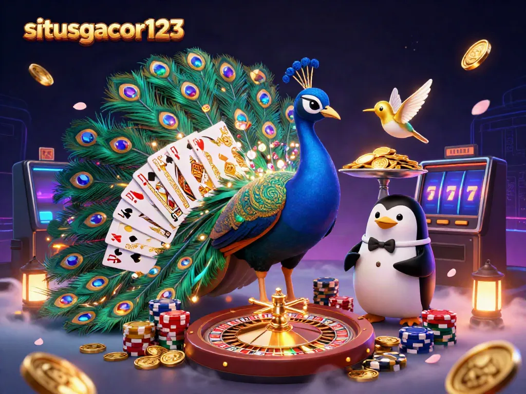 Engage with situsgacor123 in this vibrant 3D illustration celebrating interactive sports gaming.