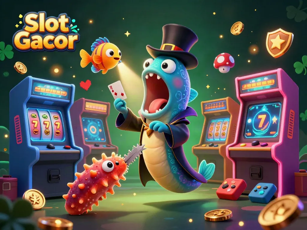 Experience high-stakes thrills with Slot Gacor as sea creatures perform magic and gaming in an immersive casino world.