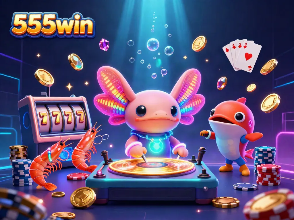 Engage with thrilling gameplay at 555win, featuring spin reels and vibrant casino elements