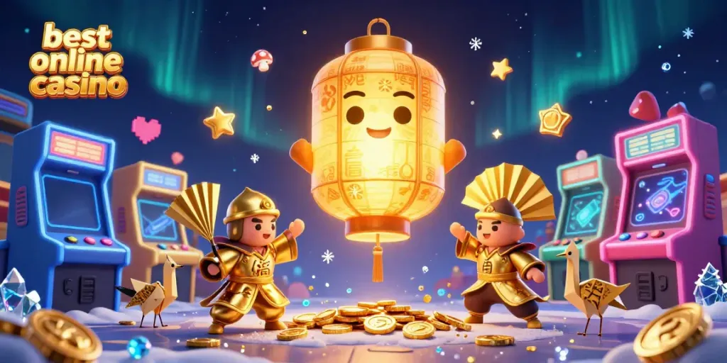 Play exciting casino games at the best online casino with vibrant 3D elements and characters.