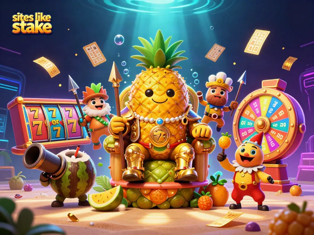 Engage in exhilarating gameplay at sites like stake with vibrant casino elements and characters.