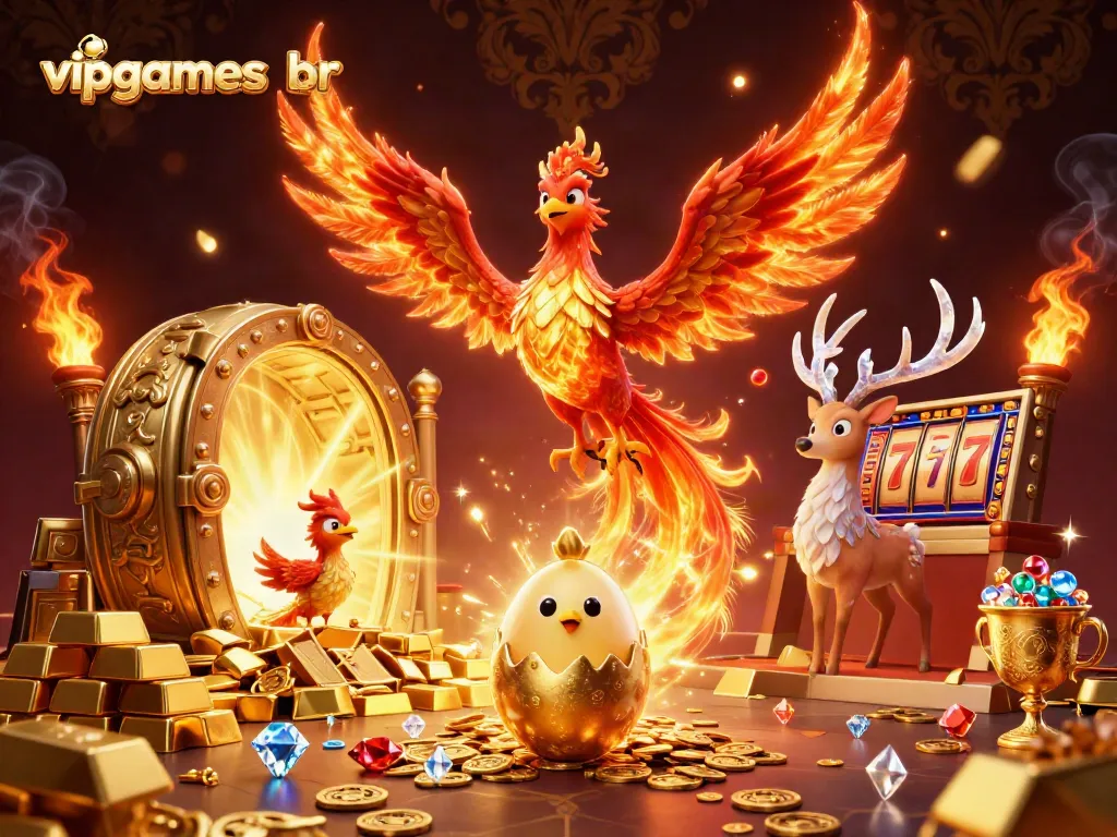 Play exciting games on vipgames br with golden treasures and mythical creatures.