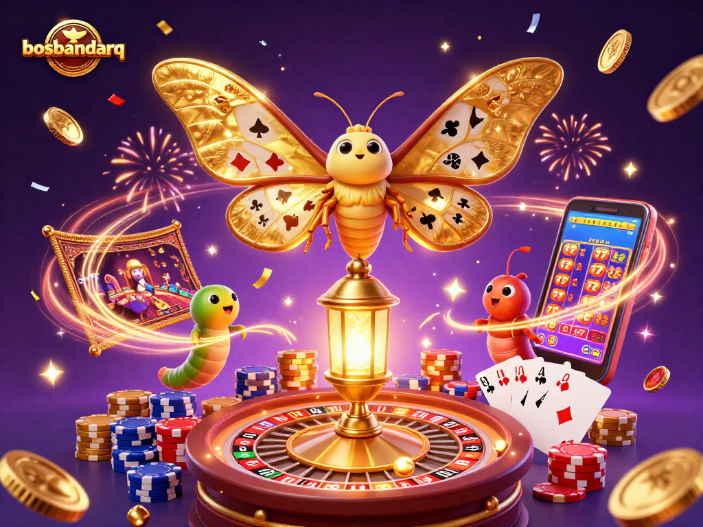 Experience the thrill of bosbandarq with vibrant casino elements and enchanting visuals.