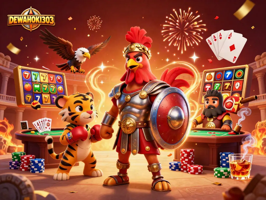 DEWAHOKI303 menghadirkan petualangan slot online dengan mesin slot berwarna-warni dan karakter dinamis.