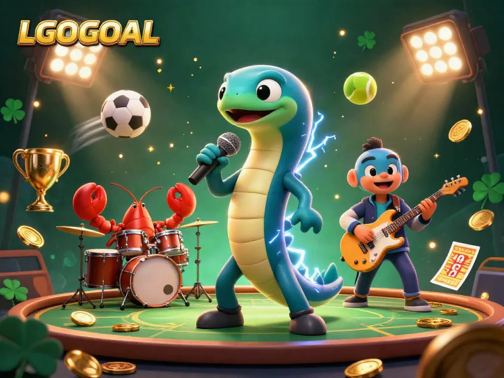 Experience the thrill with LGOGOAL as electric eel DJ performs at an underwater casino.