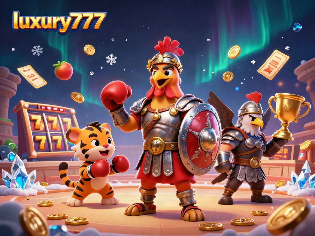 Luxury777 menarik dengan simbol slot dan jokers di arena perjudian.