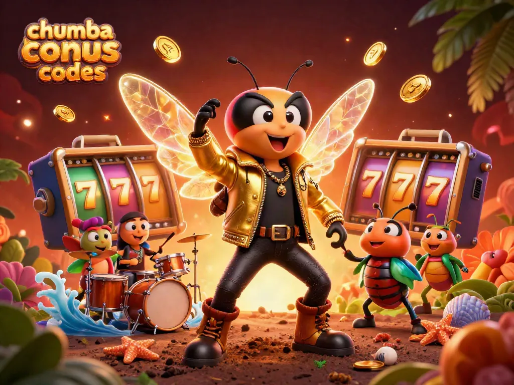Engage with fun at Chumba Casino bonus codes with vibrant 3D characters and dynamic gaming elements.