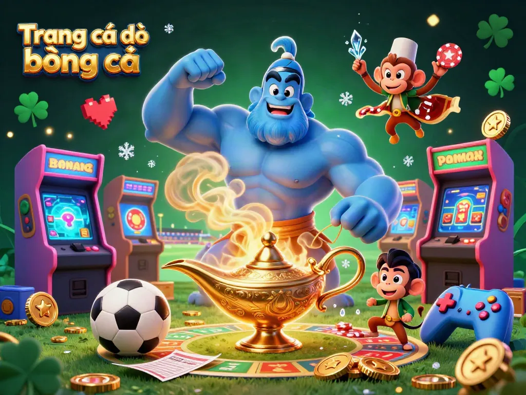 Experience the thrill of Trang cá độ bóng đá with vibrant sports betting elements and lively characters.
