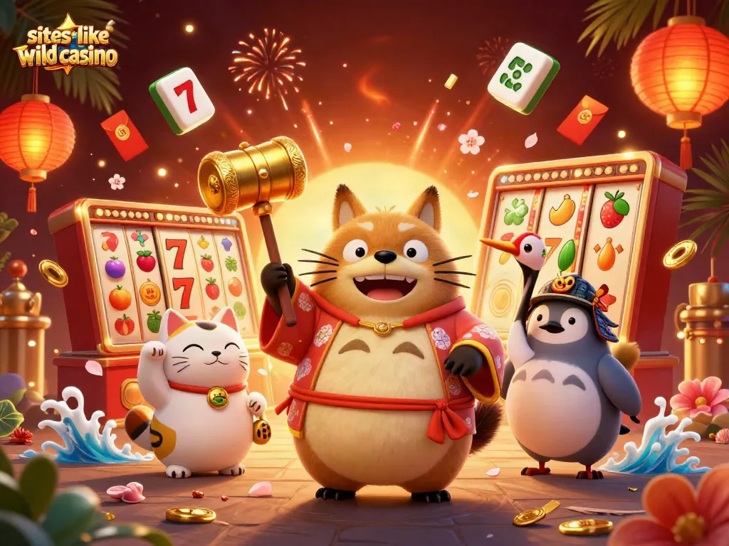 Experience excitement with sites like Wild Casino featuring engaging 3D characters and vibrant gaming elements.