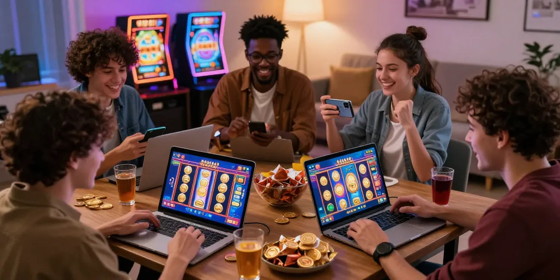 Pengguna slot janda bermain dengan antusias dalam suasana nyaman di ruang tamu.