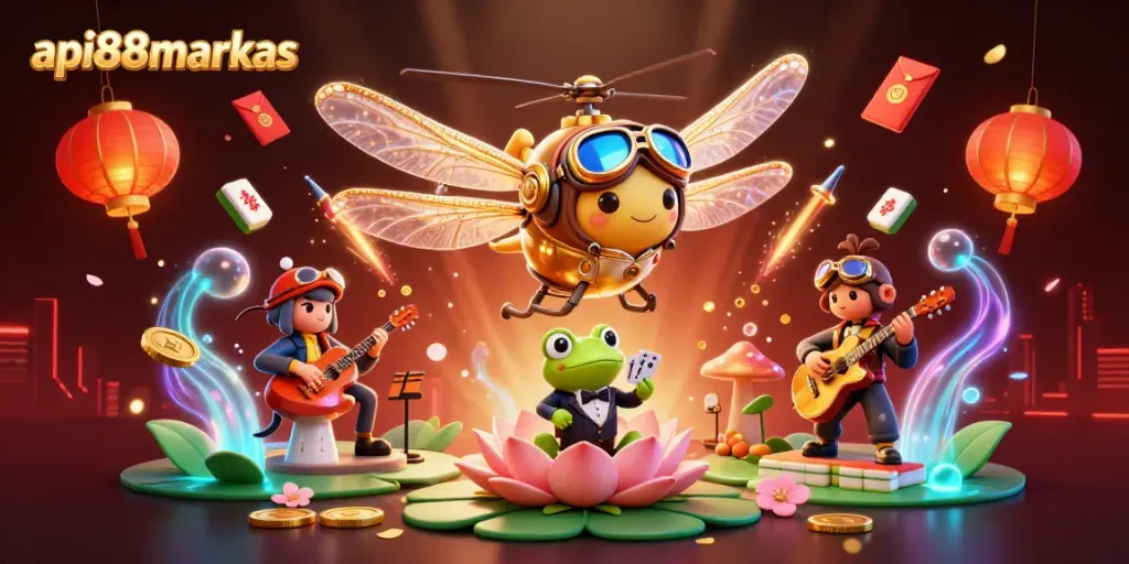 Engage with the vibrant world of api88markas through an immersive casino art scene.